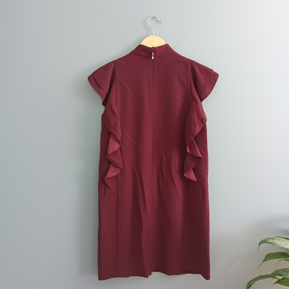 NWT Kate Spade Satin Crepe Flutter Sleeve Dress size 6 - Picture 2 of 4